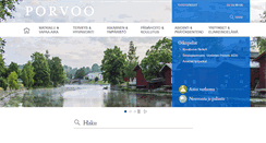 Desktop Screenshot of porvoo.fi