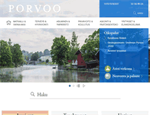 Tablet Screenshot of porvoo.fi